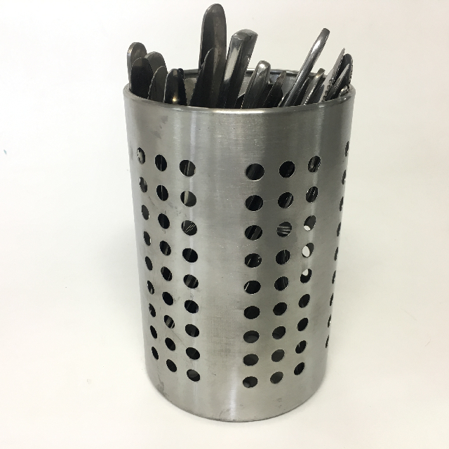 CUTLERY HOLDER, Stainless Steel, Large
